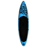 NNEVL Inflatable Stand Up Paddleboard Set 320x76x15 cm Blue
