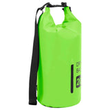 NNEVL Dry Bag with Zipper Green 20 L PVC