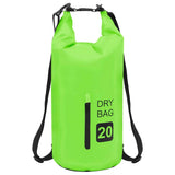 NNEVL Dry Bag with Zipper Green 20 L PVC