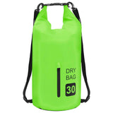 NNEVL Dry Bag with Zipper Green 30 L PVC