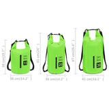 NNEVL Dry Bag with Zipper Green 30 L PVC