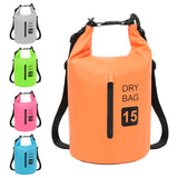 NNEVL Dry Bag with Zipper Orange 15 L PVC