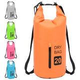 NNEVL Dry Bag with Zipper Orange 20 L PVC