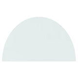 NNEVL Fireplace Glass Plate Half Round 1000x600 mm