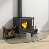 NNEVL Fireplace Glass Plate 100x60 cm