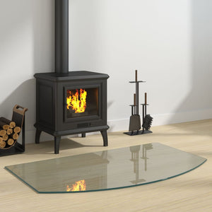 NNEVL Fireplace Glass Plate 100x60 cm