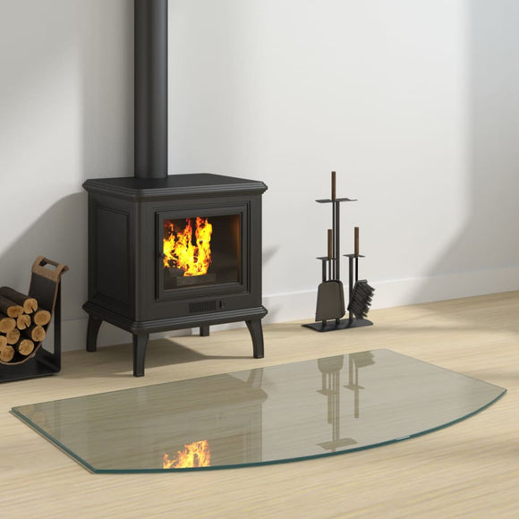 NNEVL Fireplace Glass Plate 100x60 cm