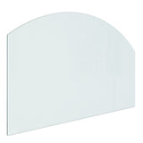NNEVL Fireplace Glass Plate 80x50 cm