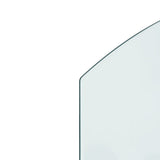 NNEVL Fireplace Glass Plate 80x50 cm