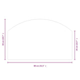 NNEVL Fireplace Glass Plate 80x50 cm