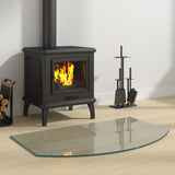 NNEVL Fireplace Glass Plate 80x50 cm