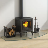 NNEVL Fireplace Glass Plate 120x50 cm
