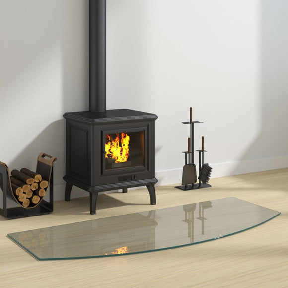 NNEVL Fireplace Glass Plate 120x50 cm