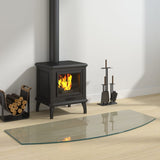 NNEVL Fireplace Glass Plate 120x50 cm