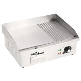 NNEVL Electric Griddle Stainless Steel 3000 W 54x41x24 cm