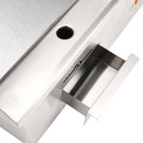 NNEVL Electric Griddle Stainless Steel 3000 W 54x41x24 cm
