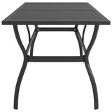 NNEVL Garden Table Anthracite 190x80x72 cm Steel