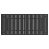 NNEVL Garden Table Anthracite 190x80x72 cm Steel