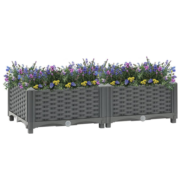 NNEVL Raised Bed 80x40x23 cm Polypropylene