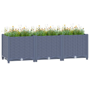 NNEVL Raised Bed 120x40x38 cm Polypropylene