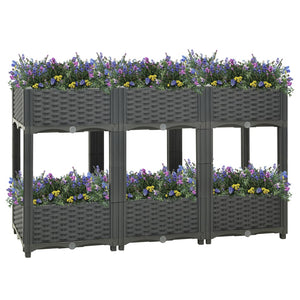 NNEVL Raised Bed 120x40x71 cm Polypropylene
