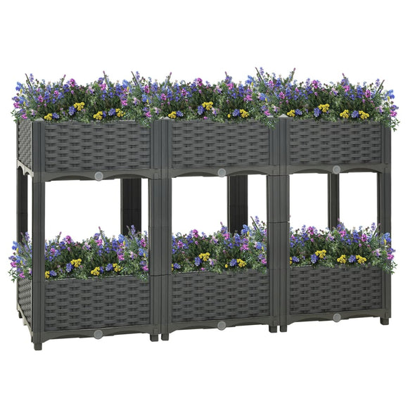 NNEVL Raised Bed 120x40x71 cm Polypropylene