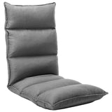 NNEVL Folding Floor Chair Light Grey Fabric