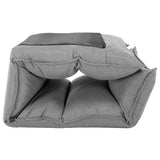 NNEVL Folding Floor Chair Light Grey Fabric