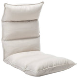 NNEVL Folding Floor Chair Cream Fabric