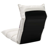 NNEVL Folding Floor Chair Cream Fabric