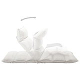 NNEVL Folding Floor Chair Cream Fabric