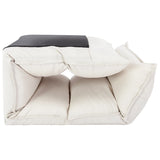 NNEVL Folding Floor Chair Cream Fabric
