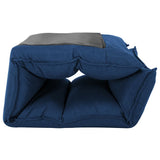 NNEVL Folding Floor Chair Blue Fabric
