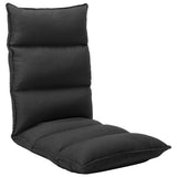 NNEVL Folding Floor Chair Black Fabric