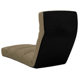 NNEVL Folding Floor Chair Cappuccino Faux Leather