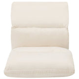 NNEVL Folding Floor Chair Cream Microfibre