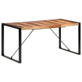 NNEVL Dining Table 160x80x75 cm Solid Wood with Sheesham Finish