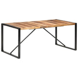 NNEVL Dining Table 180x90x75 cm Solid Wood with Sheesham Finish