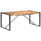 NNEVL Dining Table 180x90x75 cm Solid Wood with Sheesham Finish