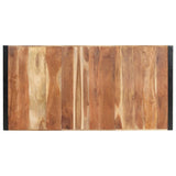 NNEVL Dining Table 200x100x75 cm Solid Wood with Sheesham Finish