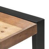 NNEVL Dining Table 200x100x75 cm Solid Wood with Sheesham Finish