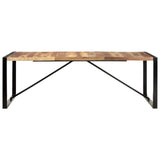NNEVL Dining Table 220x100x75 cm Solid Wood with Sheesham Finish