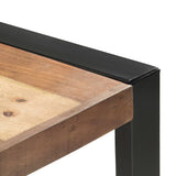 NNEVL Dining Table 220x100x75 cm Solid Wood with Sheesham Finish