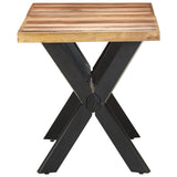 NNEVL Dining Table 140x70x75 cm Solid Wood with Sheesham Finish