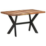 NNEVL Dining Table 140x70x75 cm Solid Wood with Sheesham Finish