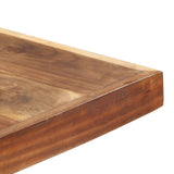 NNEVL Dining Table 200x100x75 cm Solid Wood with Sheesham Finish