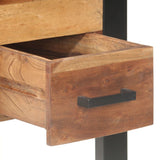 NNEVL Desk 110x50x76 cm Solid Wood with Sheesham Finish