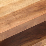 NNEVL TV Cabinet 120x35x45 cm Solid Wood with Sheesham Finish