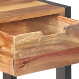 NNEVL Sideboard 110x35x75 cm Solid Wood with Sheesham Finish