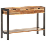 NNEVL Sideboard 110x35x75 cm Solid Wood with Sheesham Finish
